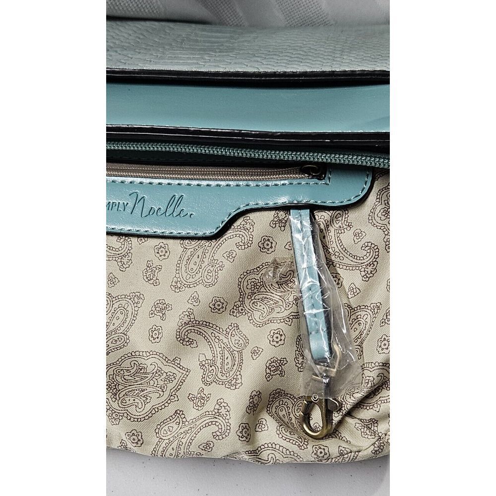 SIMPLY NOELLE box bag blue crossbody purse - Picture 11 of 16